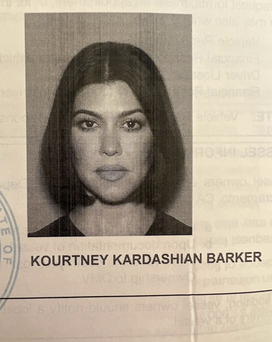 Kourtney Kardashian Legally Changes Name