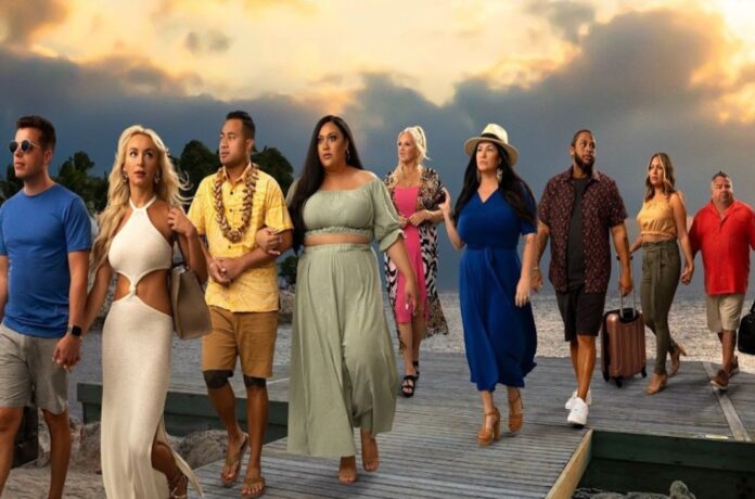 A diverse group walking on a wooden pier at sunset. A diverse group walking on a wooden pier at sunset.