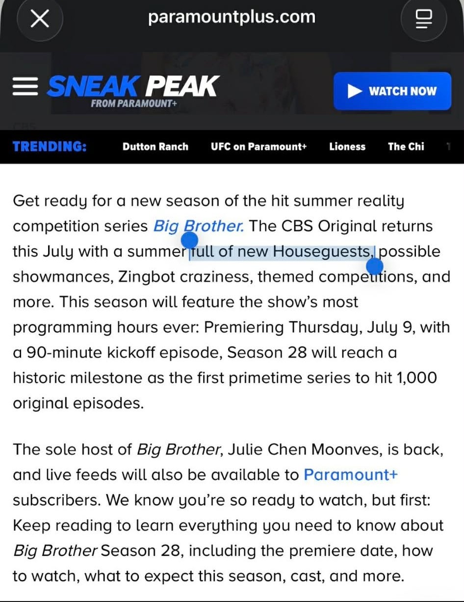Big Brother 28 Rumors: Returnees or a Brand-New Cast?